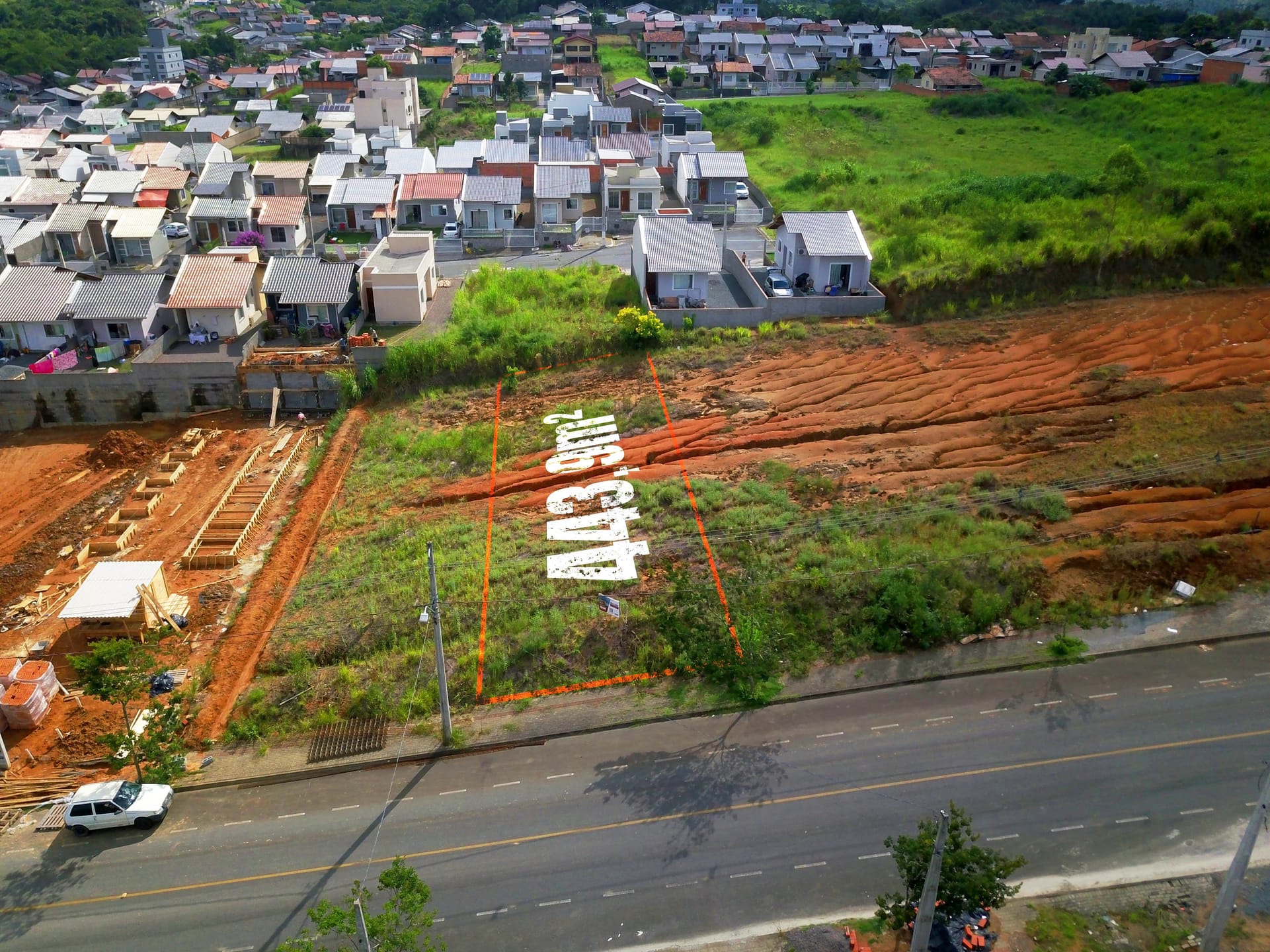 Terreno com 443m² em Indaial em ótimo loteamento!