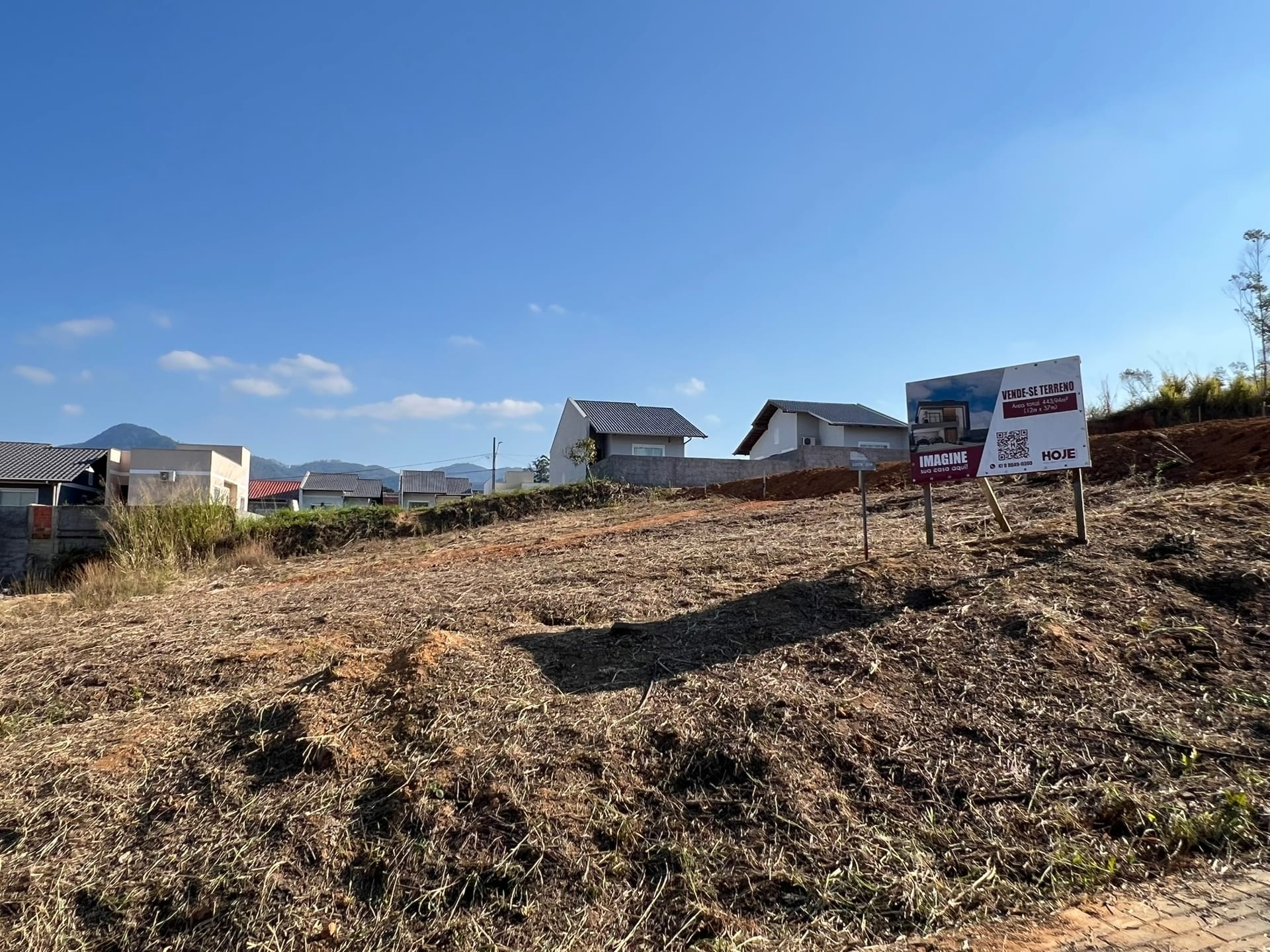 Terreno com 443m² em Indaial em ótimo loteamento!