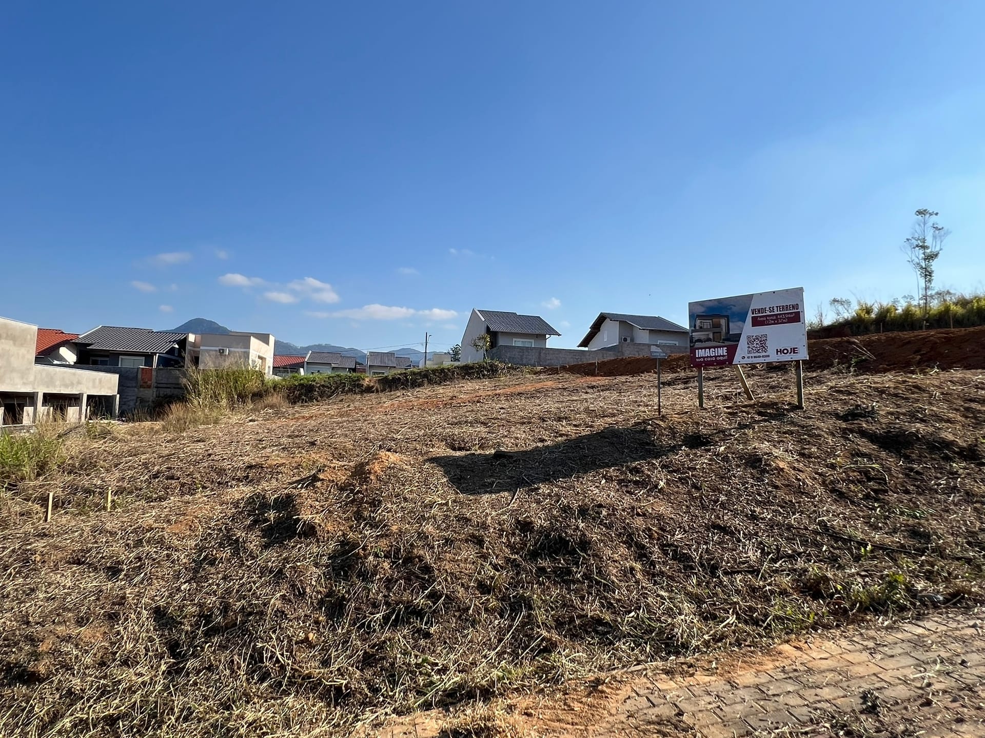 Terreno com 443m² em Indaial em ótimo loteamento!